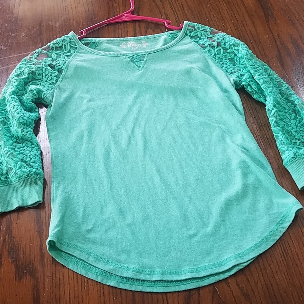 3/4 sleeve top for girls size 14